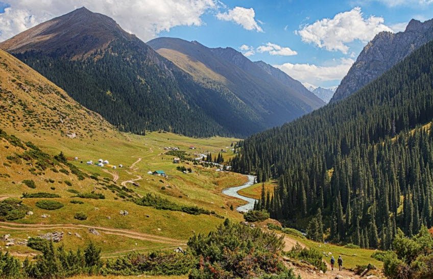 Altyn Arashan Valley, Near Karakol, Issyk-Kul, Kyrgyzstan